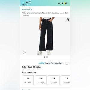 Paige jeans- flaunt denim